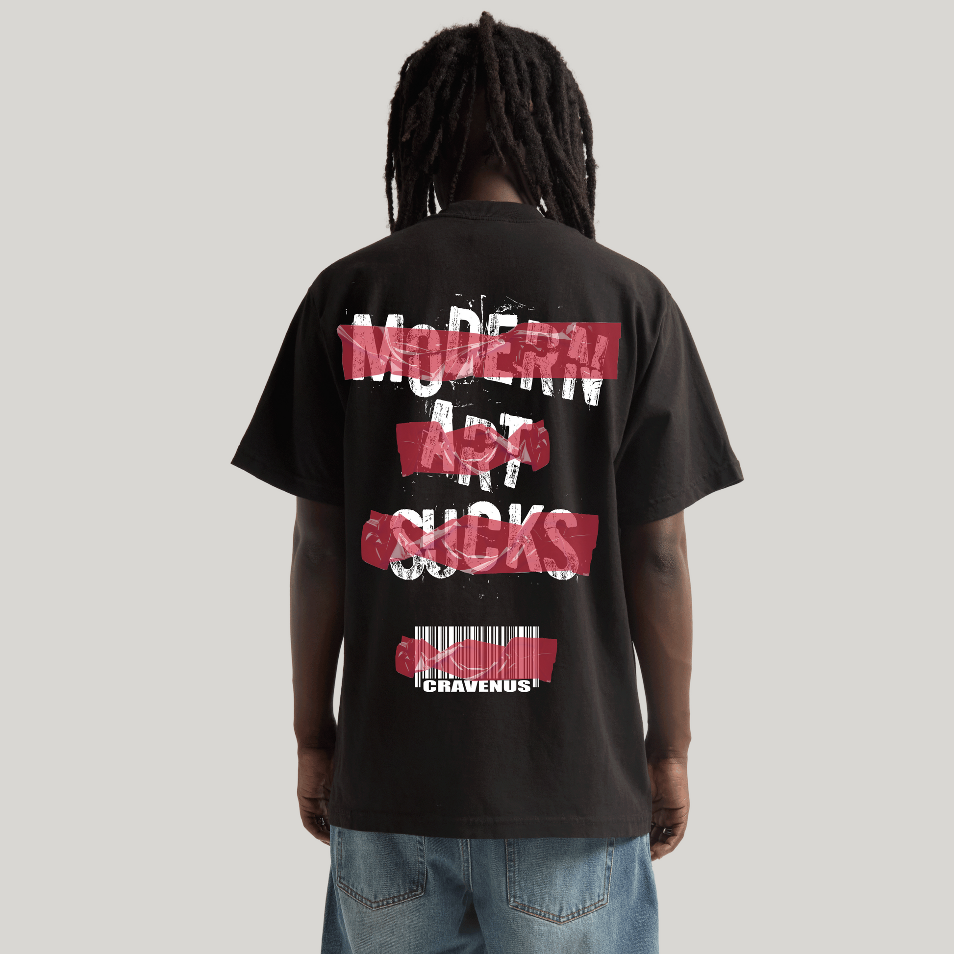 Cravenus "Modern Art Sucks" Max Heavyweight Garment-Dyed Tee - Cap On