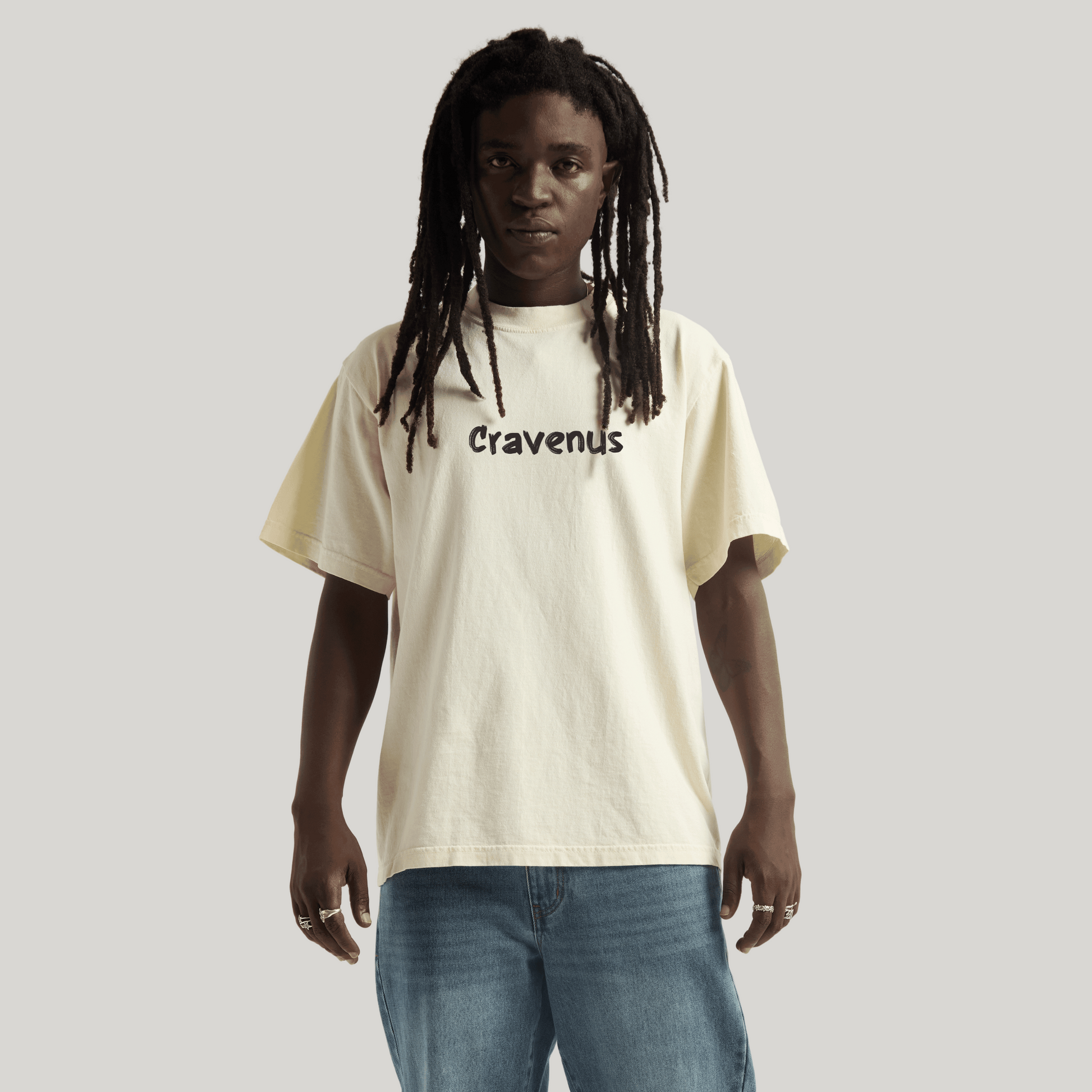 Cravenus "Never Complain" Max Heavyweight Garment-Dyed Tee - Cap On