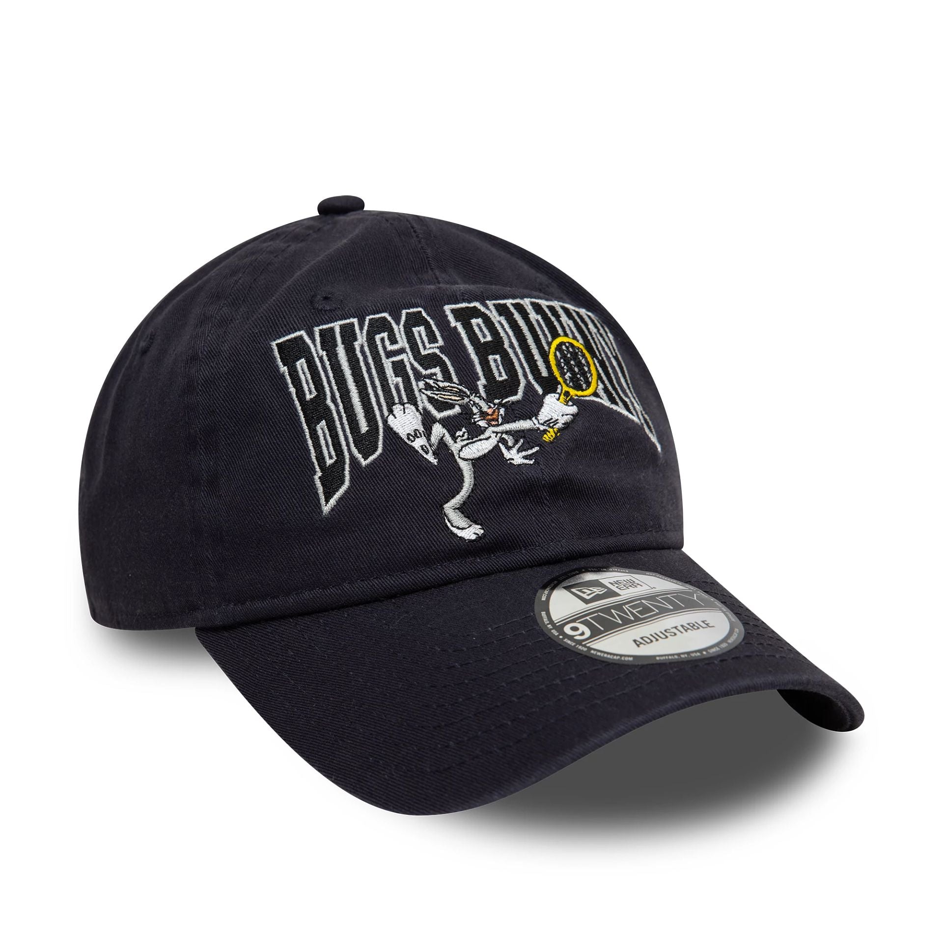 New Era Bugs Bunny Warner Brothers Washed Navy 9TWENTY Adjustable Cap - Cap On