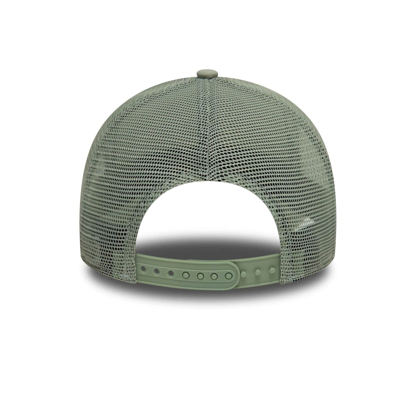 New Era LA Dodgers League Essential Pastel Green 9FORTY A-Frame Trucker Adjustable Cap - Cap On