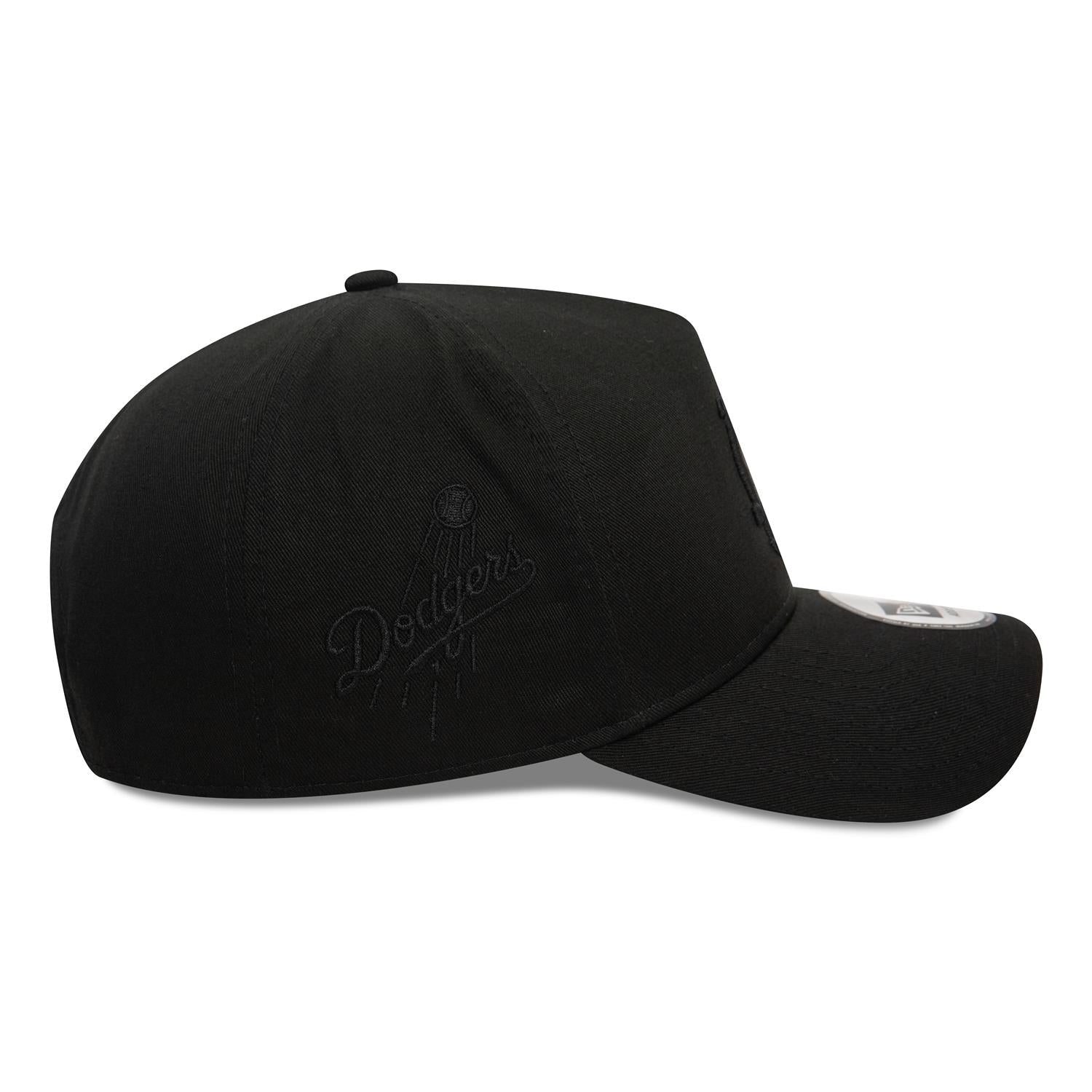 New Era Los Angeles Dodgers E-Frame Monochrome Black Cap - Cap On