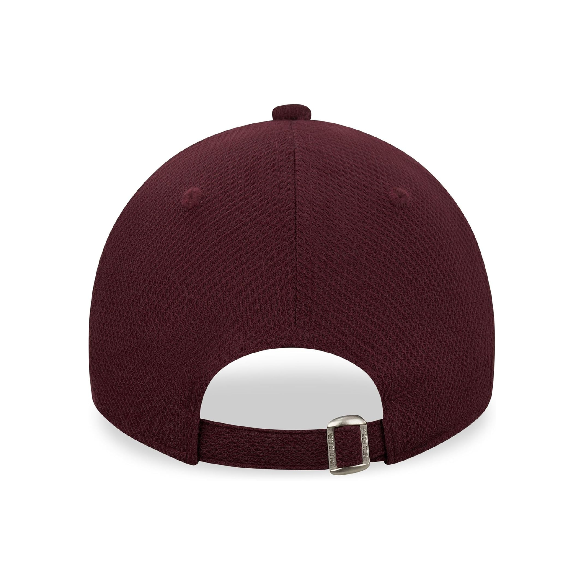 New Era New York Yankees 9FORTY Diamond Burgundy Adjustable Cap League Essential - Cap On