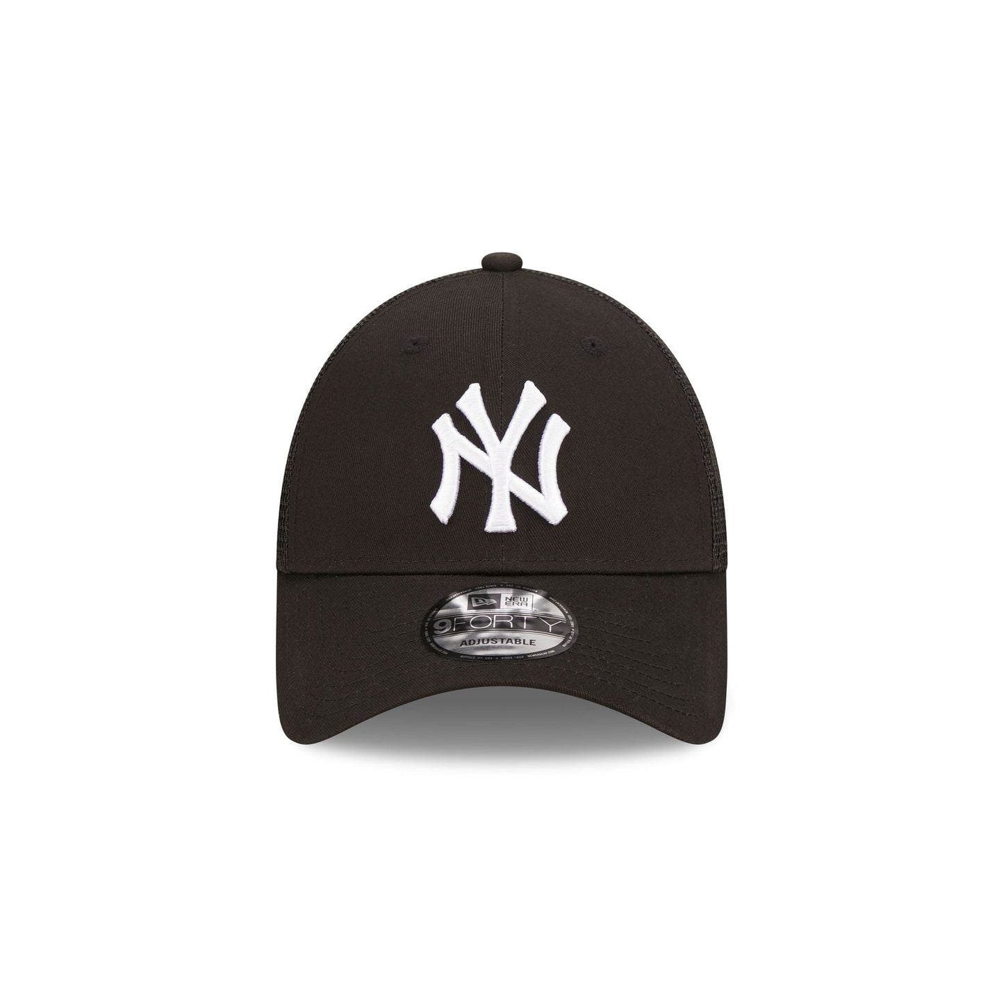 New Era New York Yankees Home Field Black 9FORTY A-Frame Trucker Cap - Cap On