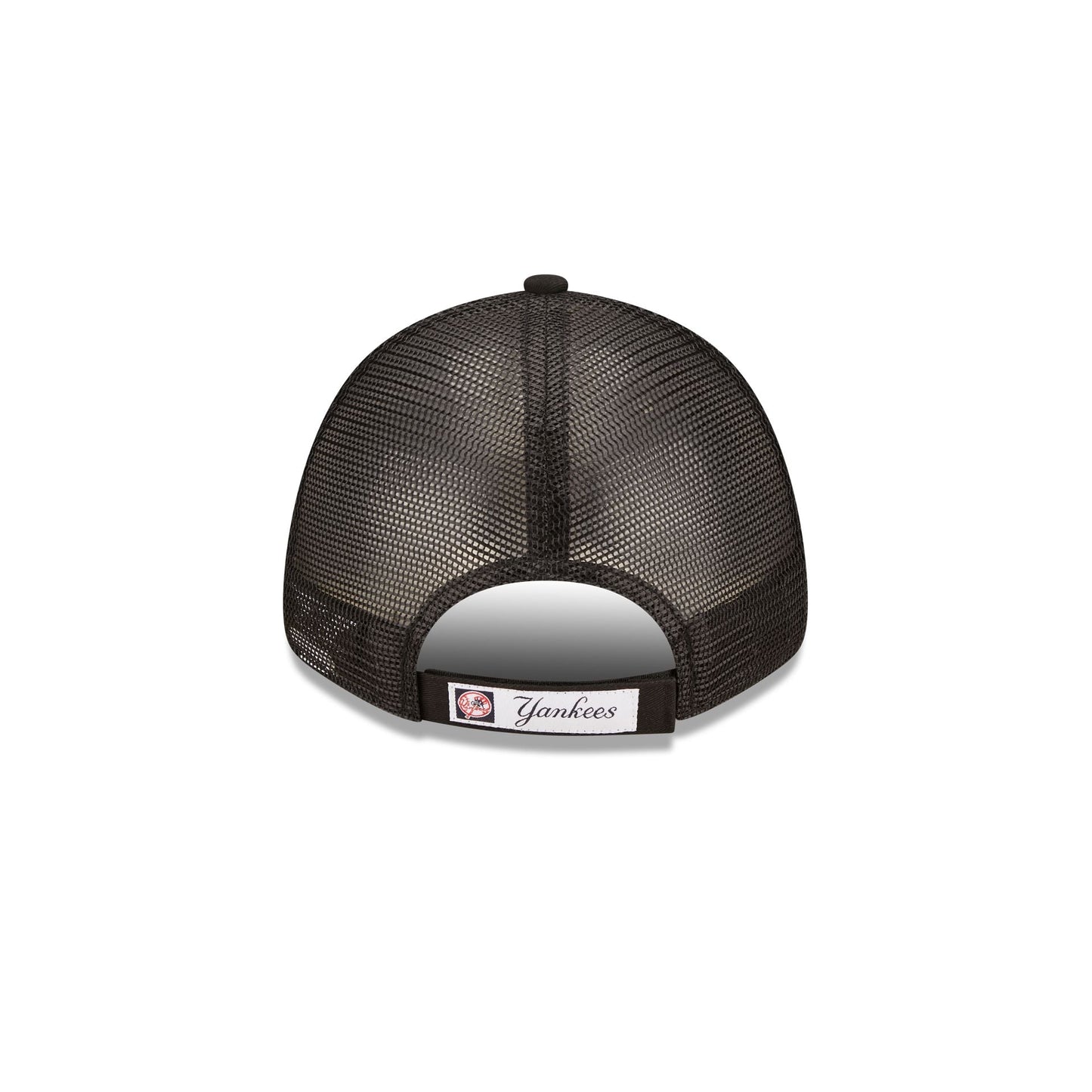 New Era New York Yankees Home Field Black 9FORTY A-Frame Trucker Cap - Cap On