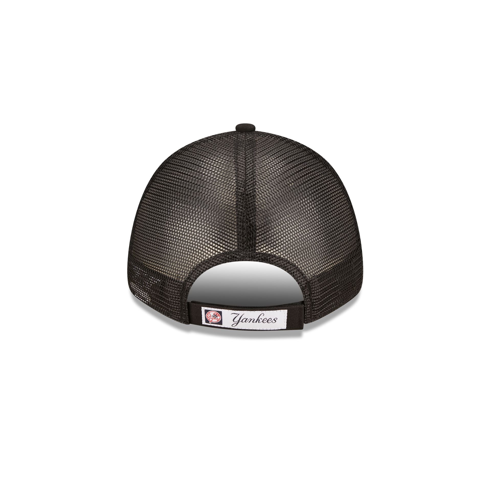 New Era New York Yankees Home Field Black 9FORTY A-Frame Trucker Cap - Cap On