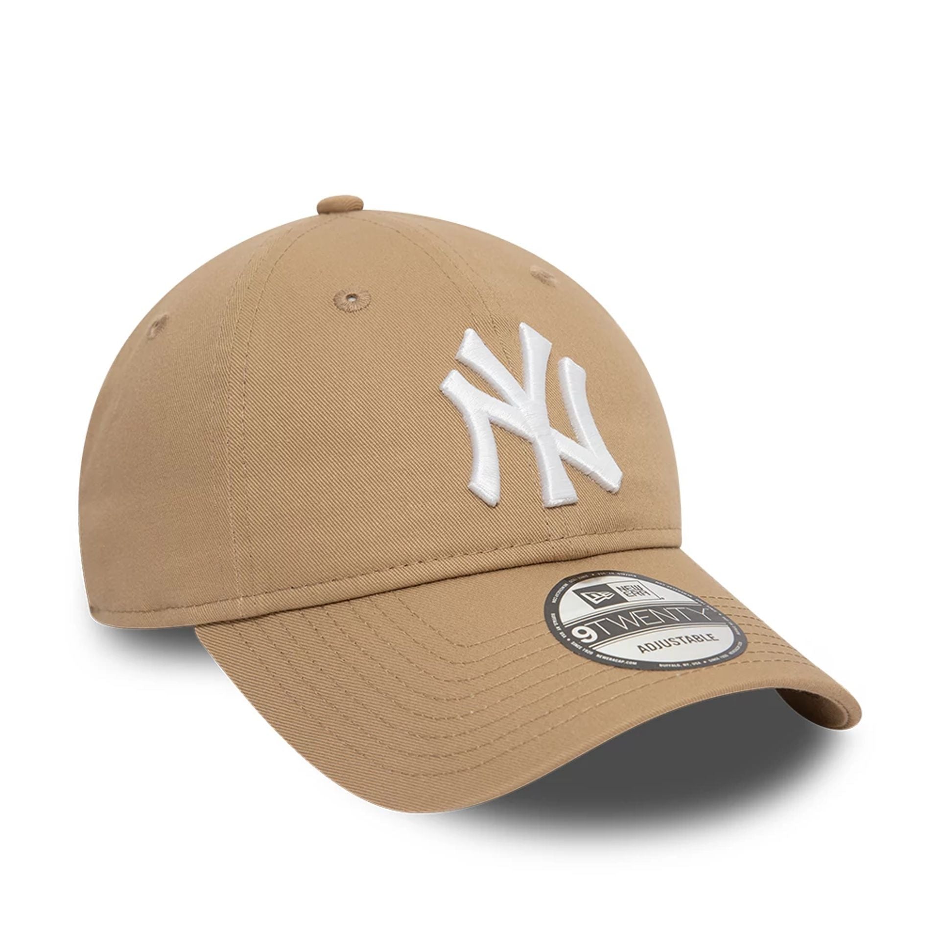 New Era New York Yankees League Essential Light Beige 9TWENTY Adjustable Cap - Cap On