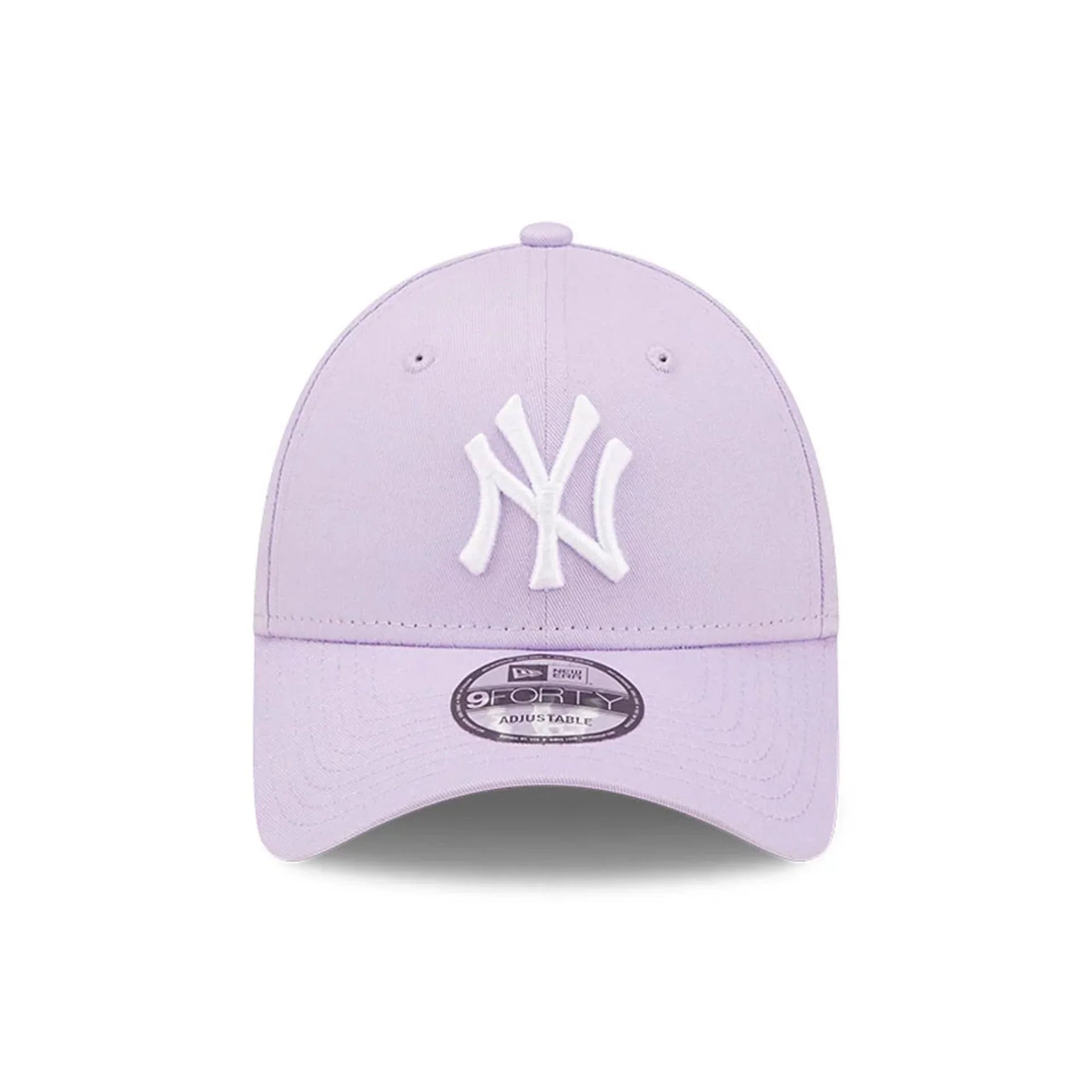 New Era New York Yankees League Essential Purple 9FORTY Adjustable Cap - Cap On