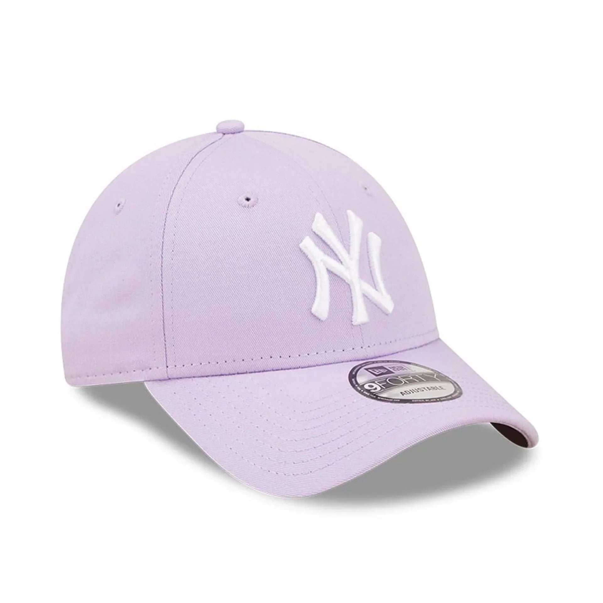 New Era New York Yankees League Essential Purple 9FORTY Adjustable Cap - Cap On
