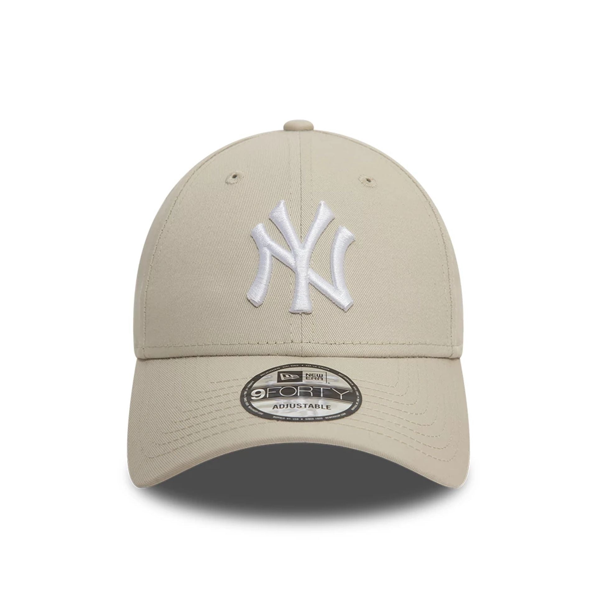 New Era New York Yankees League Essential Stone 9FORTY Adjustable Cap - Cap On