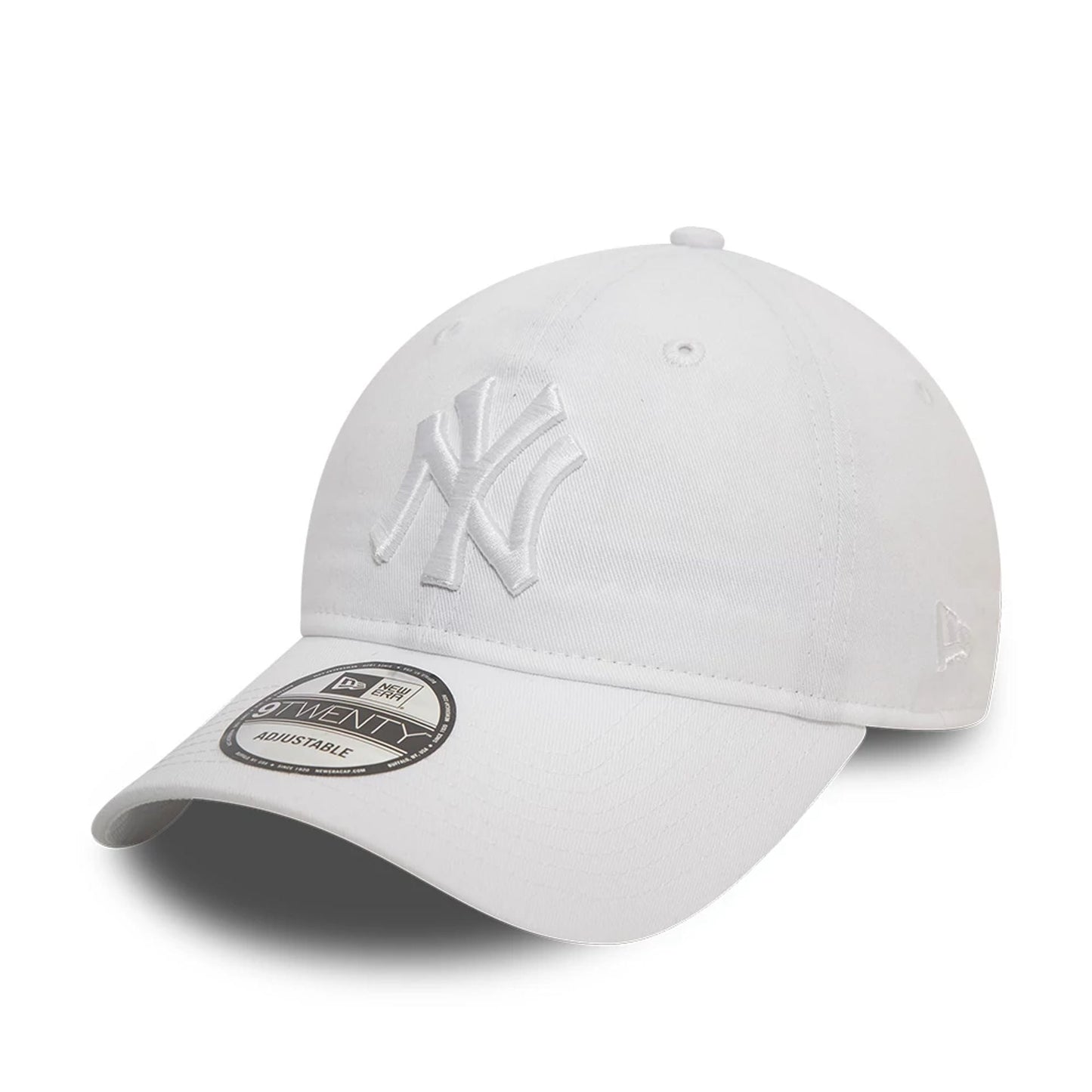 New Era New York Yankees League Essential White 9TWENTY Adjustable Cap - Cap On