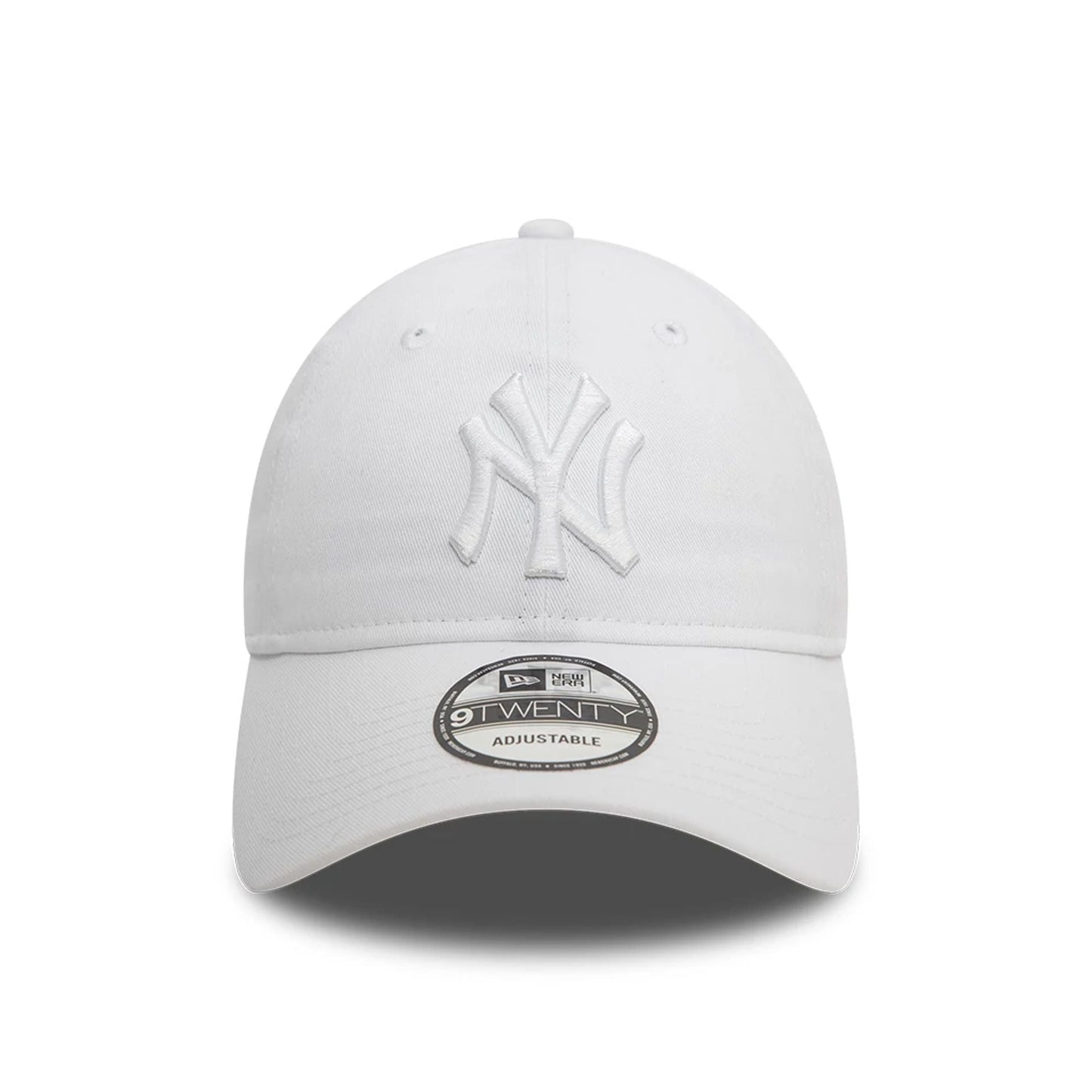 New Era New York Yankees League Essential White 9TWENTY Adjustable Cap - Cap On