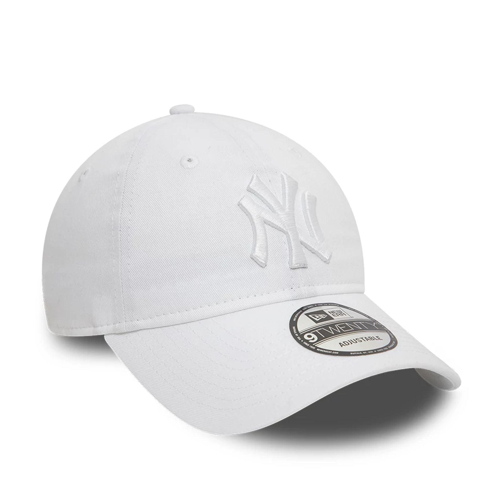 New Era New York Yankees League Essential White 9TWENTY Adjustable Cap - Cap On