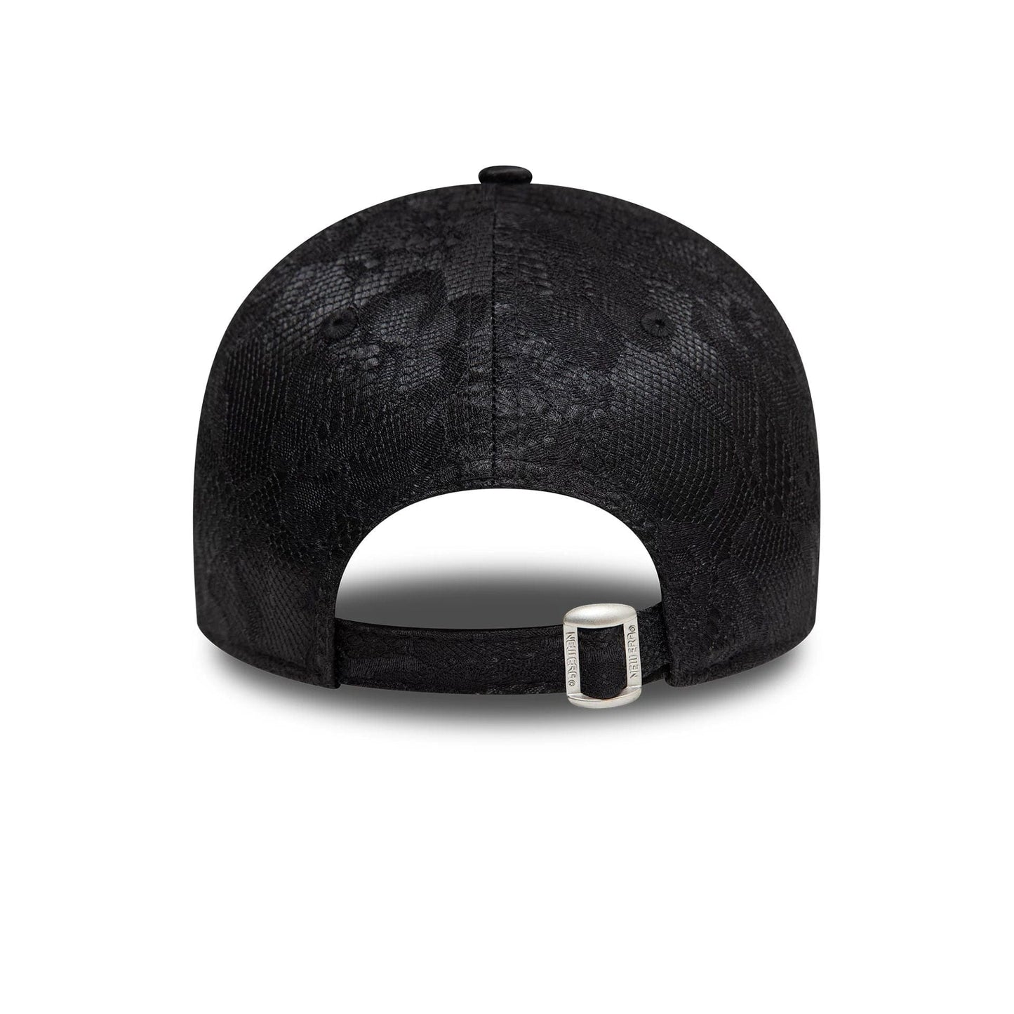 New Era New York Yankees Womens Lace Black 9FORTY Adjustable Cap - Cap On