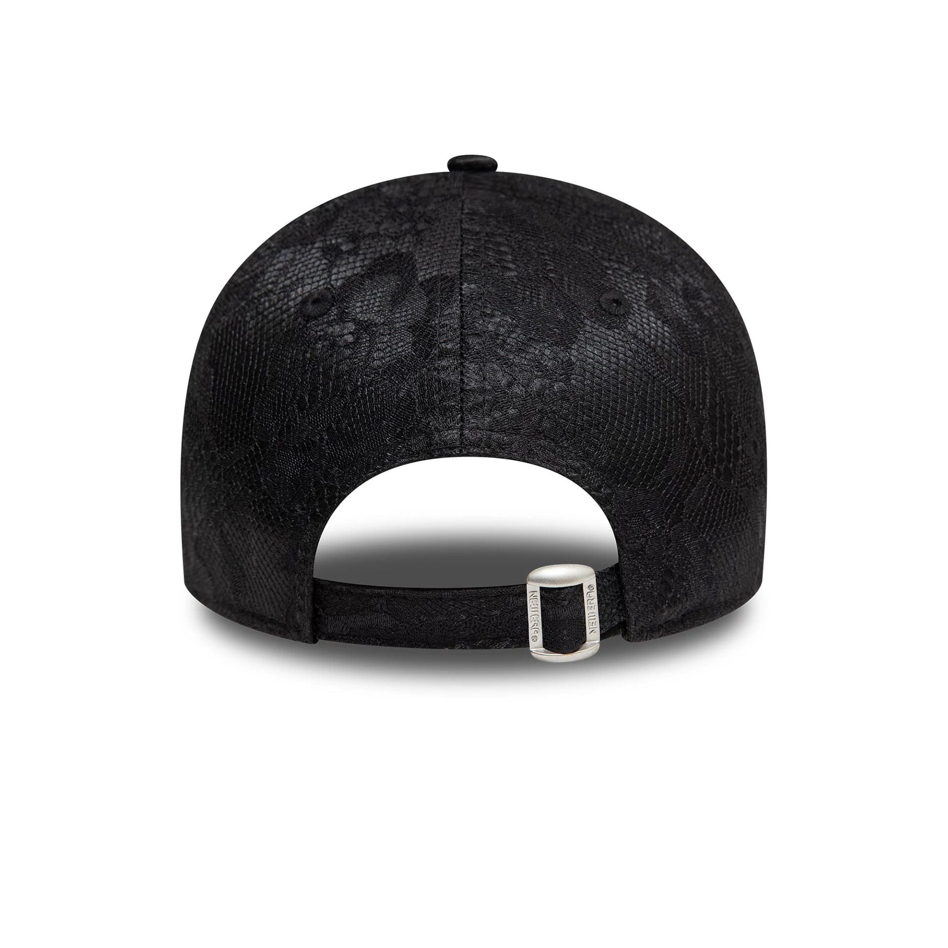 New Era New York Yankees Womens Lace Black 9FORTY Adjustable Cap - Cap On