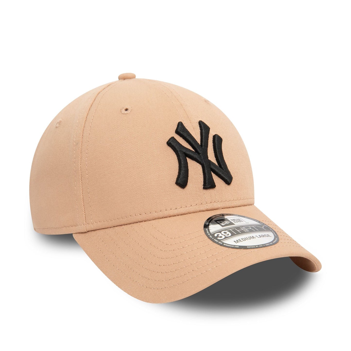 New Era New York Yankees League Essential Beige 39THIRTY Stretch Fit Cap - Cap On